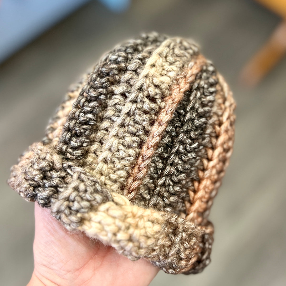 Crochet Beanie - Baby 3-6 months