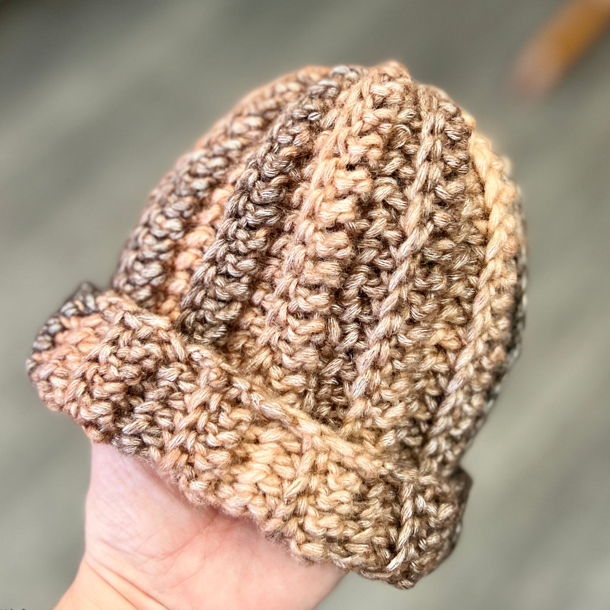 Crochet Beanie - Baby 3-6 months