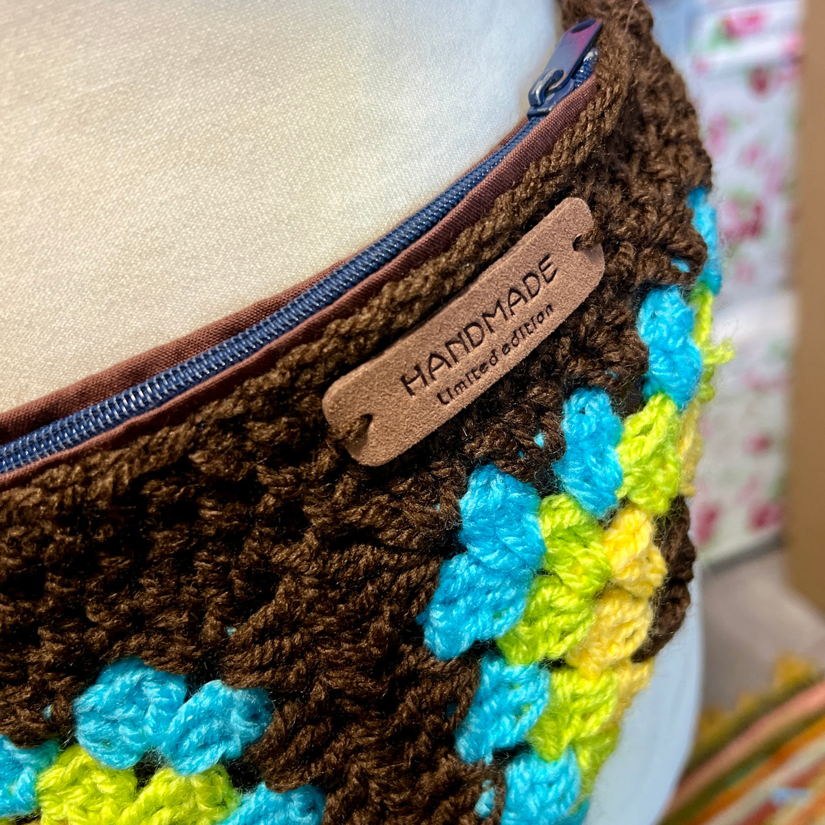 Granny Square Crochet Bum Bag