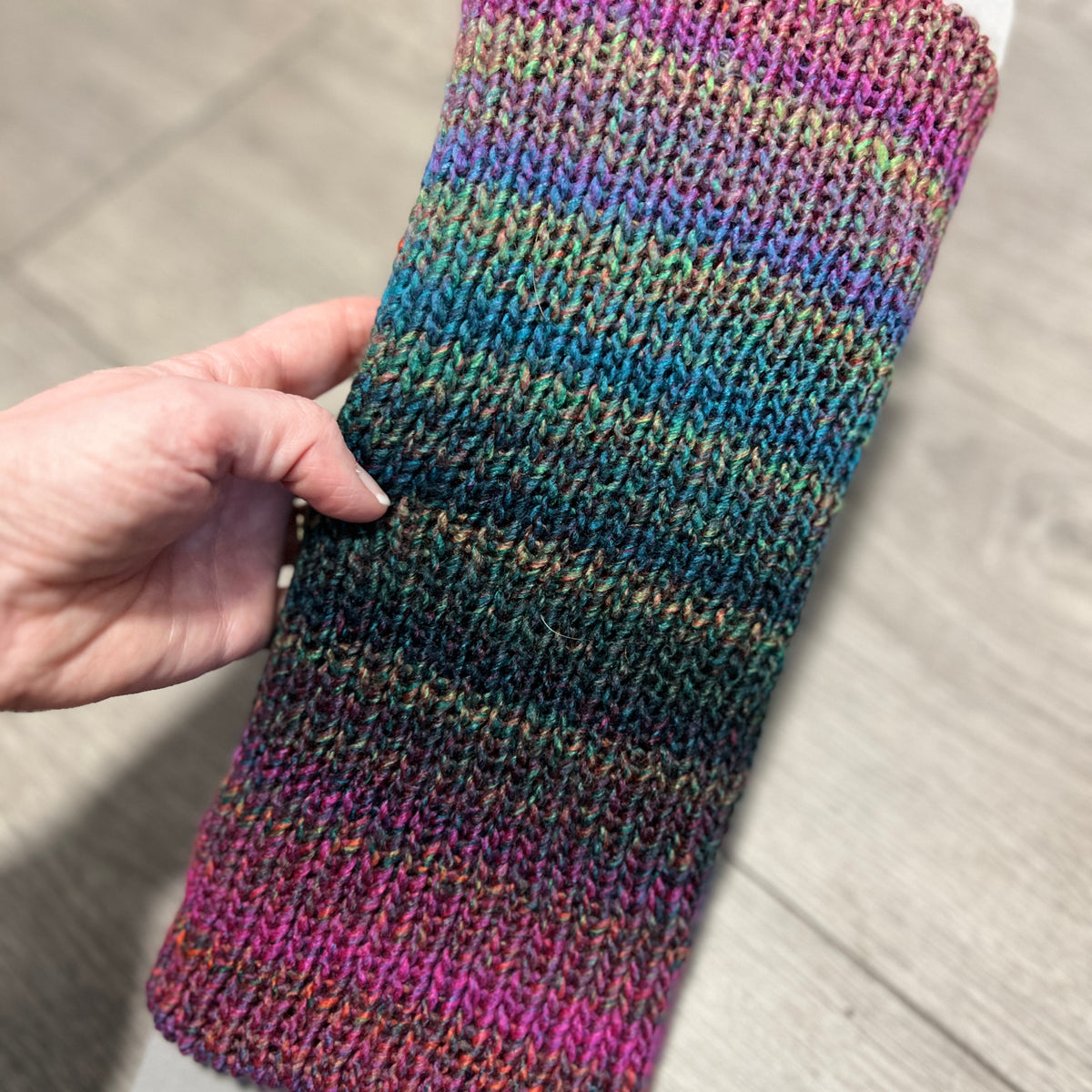 Knitted Leg Warmers 'Jewelspun'