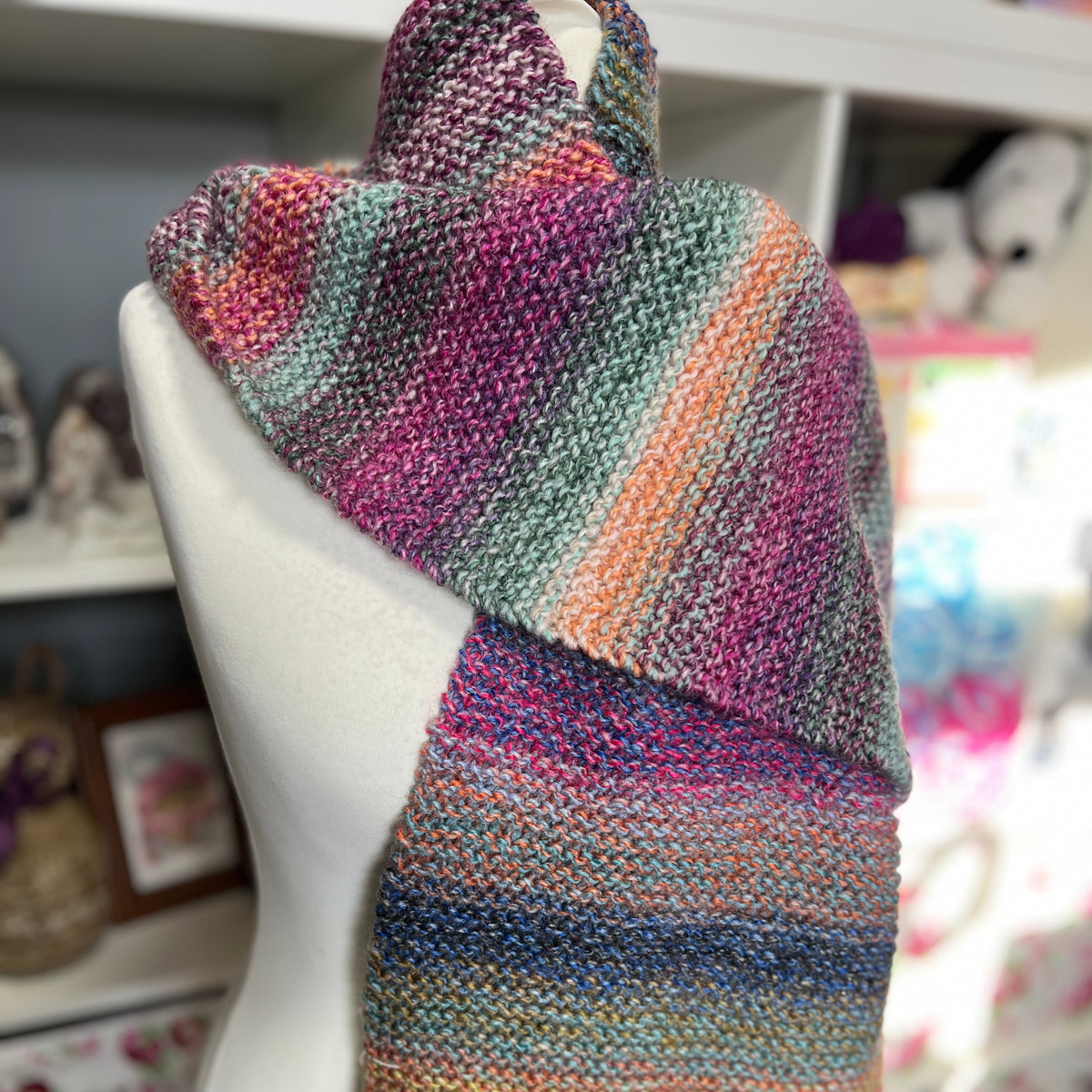 Super Soft Wide Knitted Scarf