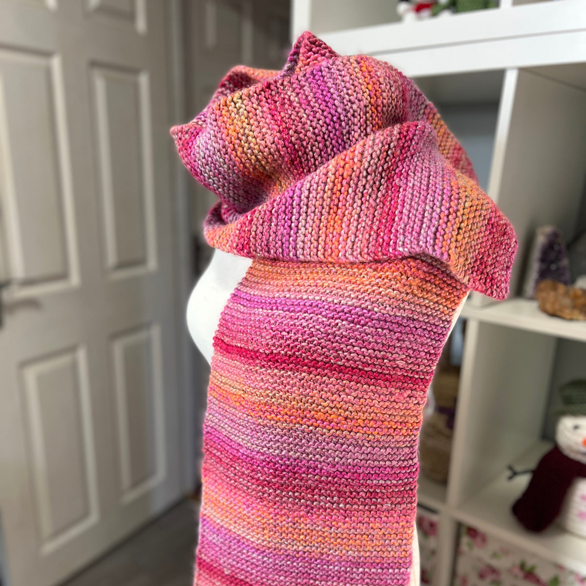 Super Soft Wide Knitted Scarf