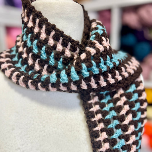 Crochet Scarf with tassels